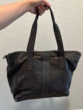 Tod’s Nylon Leather Tote Shoulder Bag